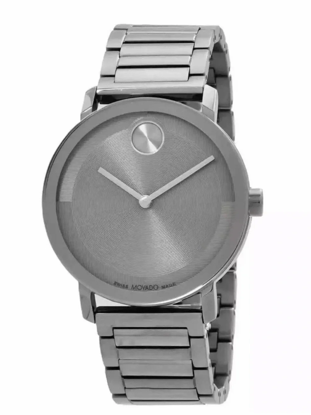 New Movado Bold Evolution Men’s Gray Dial PVD Finish Watch 3601096